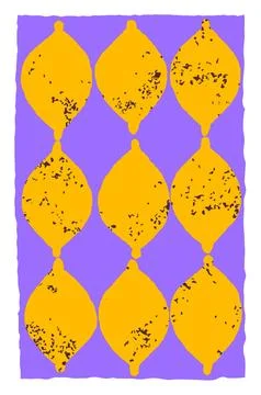 Background of lemons vector illustration Stock Illustration