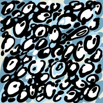 Background with leopard fur texture Stock Illustration