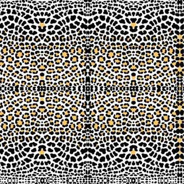 Background of leopard skin pattern Stock Illustration