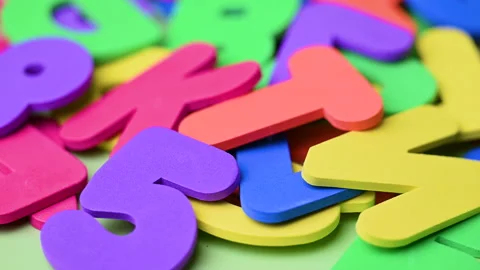 Background of letters and numbers Stock Footage 303002542