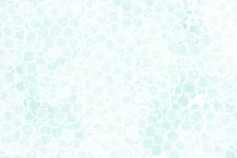The background is light blue with many small circles, the cellular structures Stock Illustration