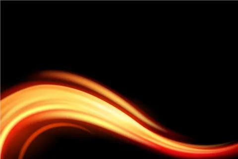 Background light curve glowing effect on isolated  for text and message desig Stock Illustration