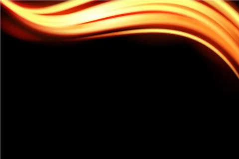 Background light curve glowing effect on isolated  for text and message desig Stock Illustration