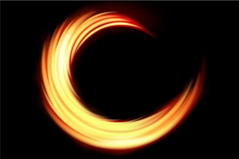 Background light curve glowing effect on isolated  for text and message desig Stock Illustration