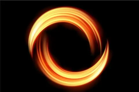 Background light curve glowing effect on isolated  for text and message desig Stock Illustration