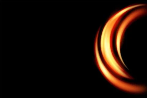 Background light curve glowing effect on isolated  for text and message desig Stock Illustration