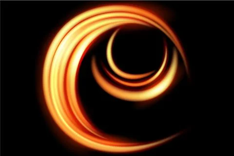 Background light curve glowing effect on isolated  for text and message desig Stock Illustration