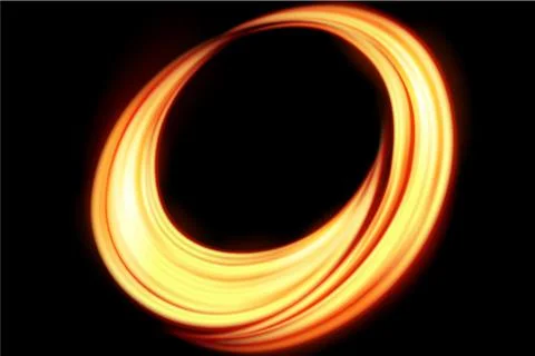 Background light curve glowing effect on isolated  for text and message desig Stock Illustration