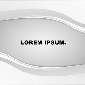 Background of light gray for web sites. Wavy lines and cover. A simple illu.. Stockillustratie