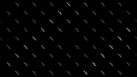 Background with light shapes arranged in a pattern on black Stock Footage 339338644