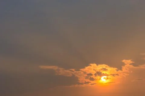 Background light, sun and sky Stock Photos