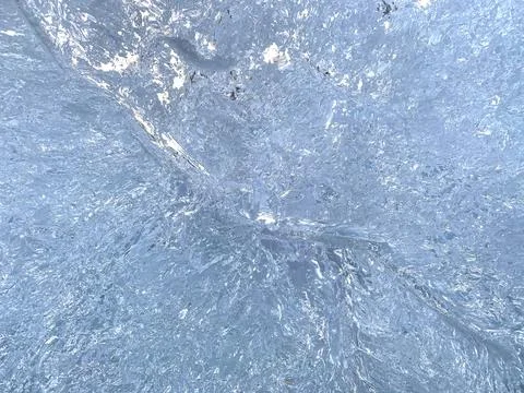 Background light through the ice. Foto stock