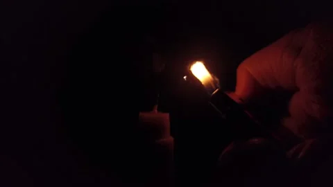 Background Lighting Candles Stock Footage 287663683