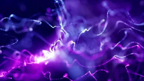 Background lightning lilac purple Stock Footage 89990433