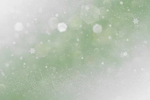 Background lights and snow flakes fly bokeh - celebratory texture Illustrazione stock