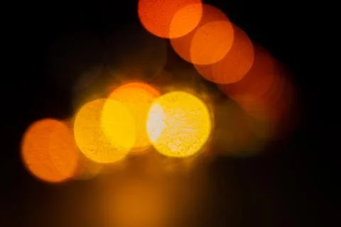 Background lights at night in soft focus Stock Photos