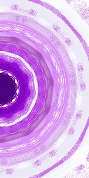 Background lilac, abstract pattern in a circle, different shades Stock Illustration