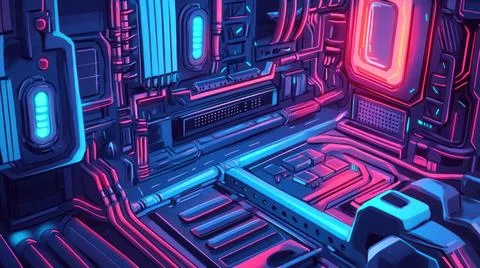 Background Line Computer 写真素材