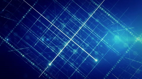 Background line with light  Blue LOOP Stock Footage 68397784