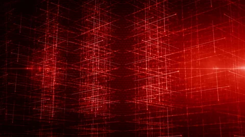 Background line with light left perspective Red LOOP Stock Footage 68533368