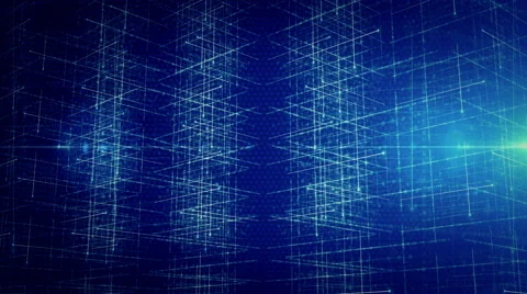 Background line with light left perspective Blue LOOP Stock Footage 68533865