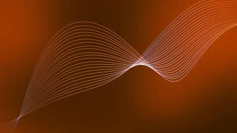 Background line wave pattern, Gradient color line wave abstract background Stock Illustration