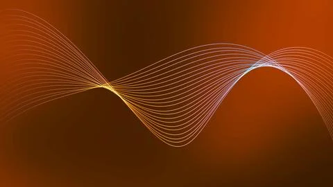 Background line wave pattern, Gradient color line wave abstract background 스톡 일러스트
