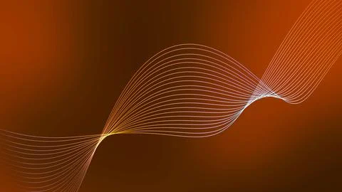 Background line wave pattern, Gradient color line wave abstract background Illustrazione stock