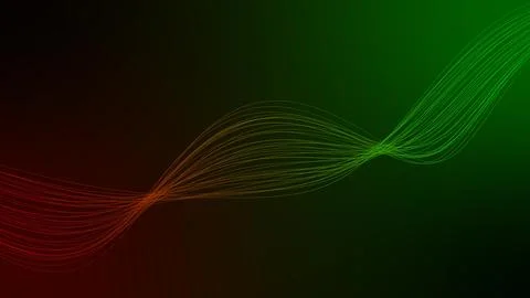 Background line wave pattern, Gradient color line wave abstract background Illustrazione stock