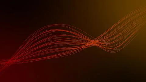 Background line wave pattern, Gradient color line wave abstract background Illustrazione stock