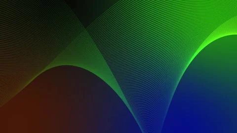 Background line wave pattern, Gradient color line wave abstract background Stock Illustration