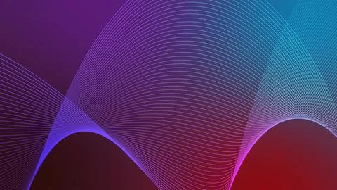 Background line wave pattern, Gradient color line wave abstract background 스톡 일러스트