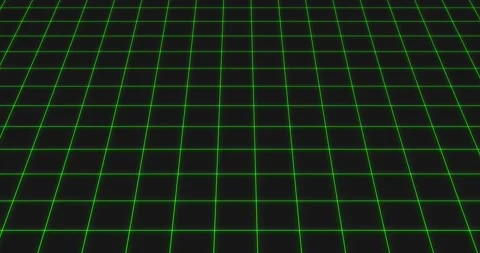 Background line wireframe green glow dark unique Stock Footage 311604179