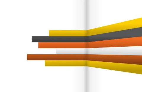 Background with lines round the corner Stock Illustration