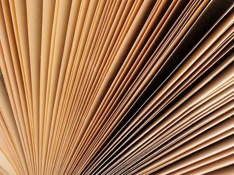 Background from lines of sheets of paper Stock Photos