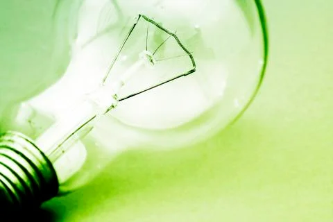 Background with lit lightbulb 스톡 사진
