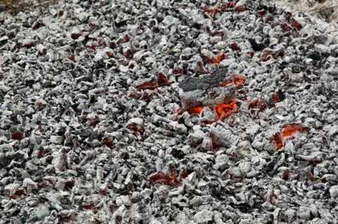Background live coal Stock Photos