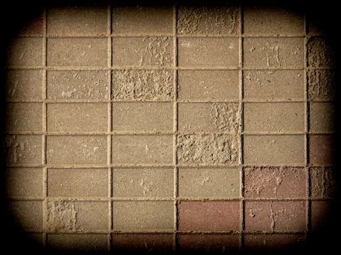 Background looks like a rectangular fragment of stone pavement with a vignett Stock Photos