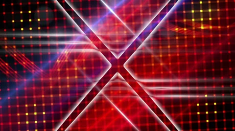 Background loop, abstract motion,  red and blue light Stock Footage 36871262