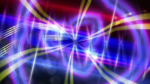 Background loop, abstract motion,  red and blue light Stock Footage 36872410