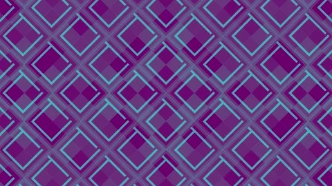 Background with loop animation of a geometric neon pattern. 3d rendering 4K Stock Footage 244664155