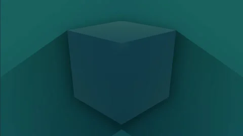 Background with loop animation of symmetrical pattern. 3d rendering Stock Footage 251519383