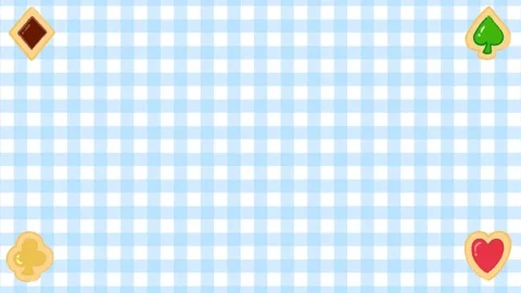 Background Loop Colorful Cookies Blue Plaid Stock Footage 238807970