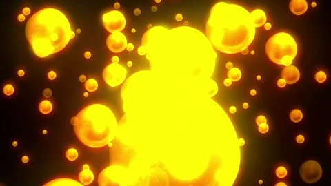 Background loop modern bubble In 4K Stock Footage 335825964