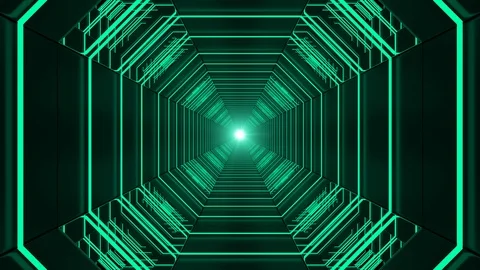 Background Loop Party Tunnel Stock Footage 99482011