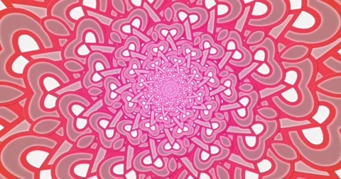 Background Loop Spinning Mandala Fractal psychedelic Stock Footage 160241735