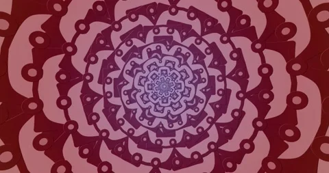 Background Loop Spinning Mandala Fractal psychedelic Stock Footage 160364273
