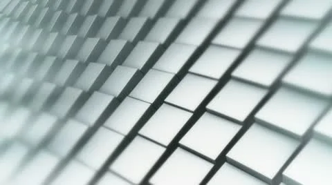 Background loop of waving cubes. Version C. Stock Footage
