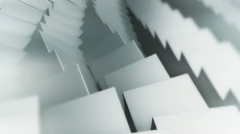 Background loop of waving cubes. Version D. Stock Footage 12062177