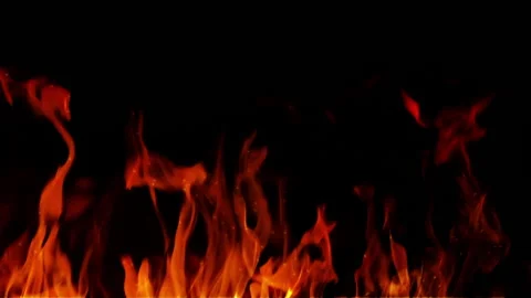 Background with a looped fire Stock Footage 171277815